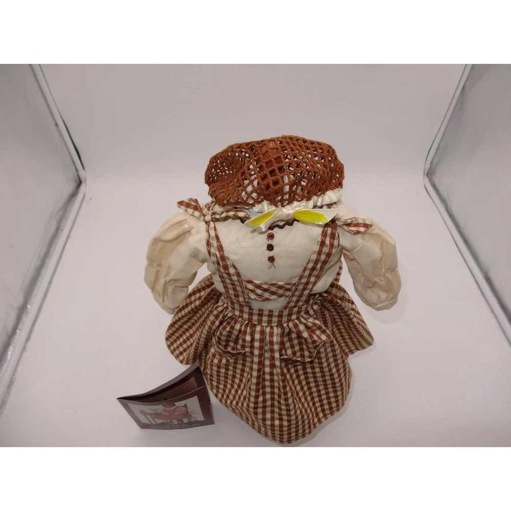 American Girl Addy Birthday Outfit Pinafore Blouse Snood Booklets 1994 Brown